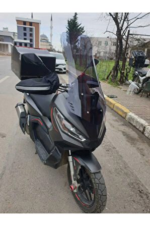 MOTOCAM Apachi Ventro 150 Siperlik Ön Cam 2023-2025 Model 75cm Füme Renkli 4mm