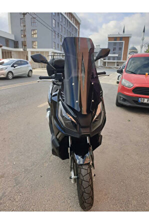 MOTOCAM Apachi Ventro 150 Siperlik Ön Cam 2023-2025 Model 75cm Şeffaf Renkli 4mm