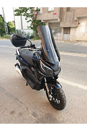 MOTOCAM Apachi Ventro 150 Siperlik Ön Cam 2023-2025 Model 75cm Siyah Renkli 4mm