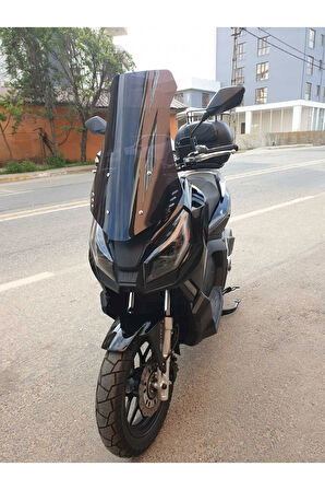 MOTOCAM Apachi Ventro 150 Siperlik Ön Cam 2023-2025 Model 75cm Siyah Renkli 4mm