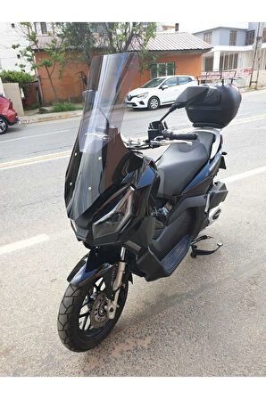 MOTOCAM Apachi Ventro 150 Siperlik Ön Cam 2023-2025 Model 78cm Füme Renkli 4mm