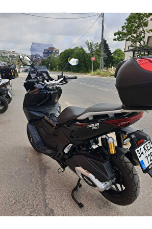 MOTOCAM Apachi Ventro 150 Siperlik Ön Cam 2023-2025 Model 78cm Füme Renkli 4mm