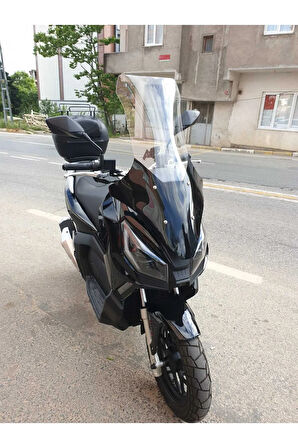 MOTOCAM Apachi Ventro 150 Siperlik Ön Cam 2023-2025 Model 78cm Şeffaf Renkli 4mm