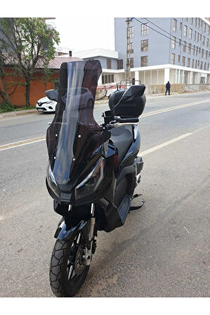 MOTOCAM Apachi Ventro 150 Siperlik Ön Cam 2023-2025 Model 78cm Siyah Renkli 4mm