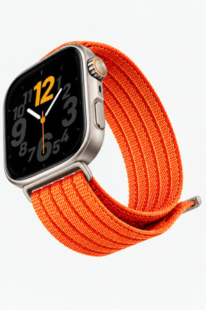 Apple Watch 12 11 10 46mm 9 8 7 6 SE Ultra Uyumlu 42-44-45-49mm Naylon Kumaş Hasır Kordon