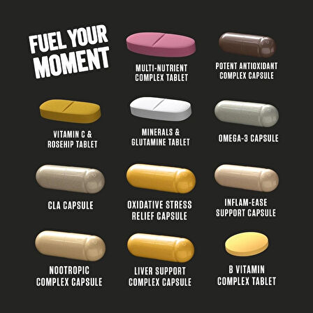Applied Nutrition Black Stak-The Immune Multivitamin Antioxidant Amino Nootropic Join support 30 pac