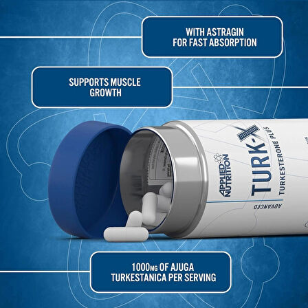 Applied Nutrition Turk-X | Turkesterone Plus Gh 1000 mg 60 Caps
