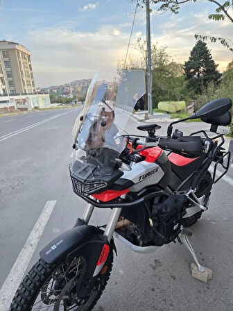 MOTOCAM Aprilia Tuareg 660 Siperlik Ön Cam 2022-2025 Model 58cm şeffaf Renkli 4mm