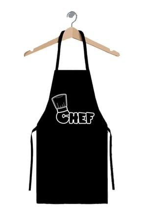 Kumaş Chef Baskılı Mutfak Önlüğü