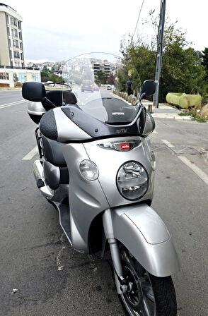 MOTOCAM Aprilia Scarabeo 500 Siperlik Ön Cam 49cm 2003-2008 Model Şeffaf Renkli 4mm