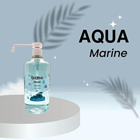 Bioxi® Aqua Marine Kolonya 80° Alkollü 1 LT Sprey Başlıklı