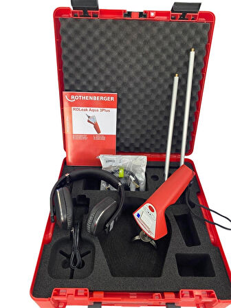  rothenberger Roleak Aqua 3 Plus Akustik Dinleme Su Kaçak Tespit Cihazı