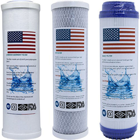 Ihlas Aura Cebilon Uyumlu 3 Lü Filtre Seti-Usa-Nsf