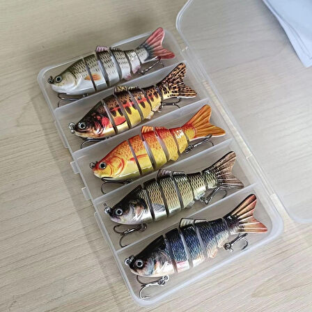 Suni Balık Yemi 10 cm 19 gr Gerçekçi Kıvrak Rapala - 5 Adet Kutulu