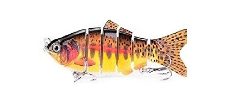 Suni Balık Yemi 10 cm 19 gr Gerçekçi Kıvrak Rapala - 5 Adet Kutulu