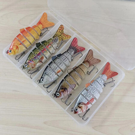 Suni Balık Yemi 10 cm 19 gr Gerçekçi Kıvrak Rapala - 5 Adet Kutulu