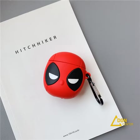 Apple AirPods 1. ve 2. Nesil Uyumlu Deadpool Figürlü Koruyucu Kılıf