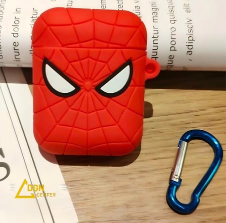 Apple AirPods 1. & 2. Nesil Uyumlu Spider - Man Figürlü Koruyucu Kılıf