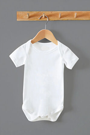 KISA KOL 5'Lİ PAKET ZARF YAKA %100 PAMUK BEBEK ZIBIN BODY