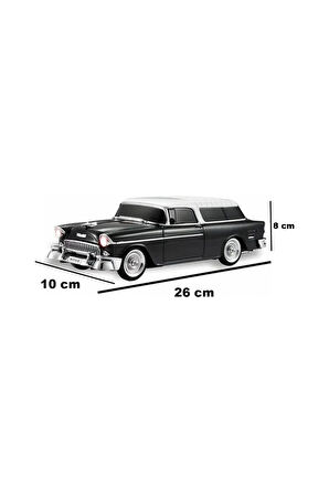 ARELL TEKNOLOJİ Chevrolet WS-1955BT Belair 1955 Model Araba TF USB FM AUX Handsfree Işıklı Bluetooth Hoparlör