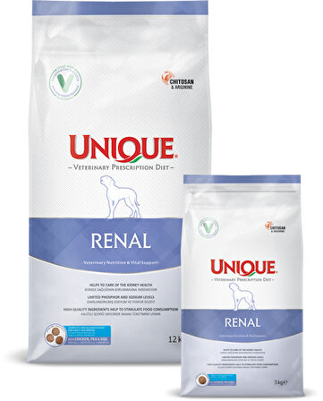 Unique Renal Köpek Maması 3 Kg