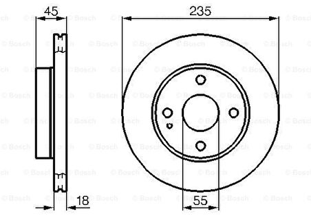 Mazda 323 1989-1996 & Mazda 121 1991-1996 Ön Havalı Fren Aynası