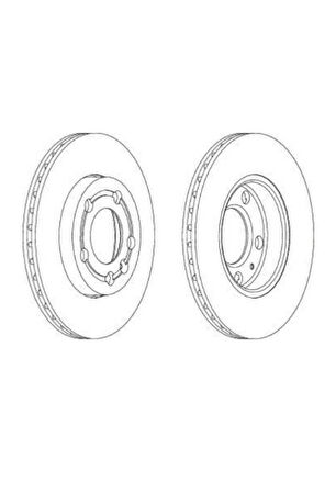 Ferodo 2001-2005, Polo IV, Fox, Fabia I Ön Fren Diski DDF1164