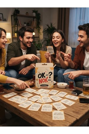OK mu? NOK mu? - Arkadaş İlişkileri ve Sosyal Durumlar için Eğlenceli Parti Kart Oyunu