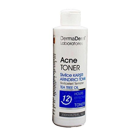 Dermaderm Akne Sivilce Karşıtı Arındırıcı Tonik Acne Toner 200ml 