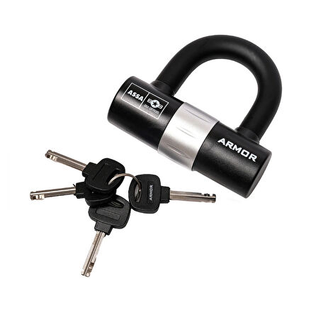 Armor 755 MV Motosiklet Zincir Kilit 1.5mt X 8mm Çelik Motosiklet Zinciri