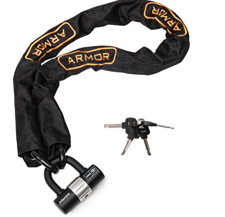 Armor 812MV Military Series Dövme Çelik Zincir+U Bar