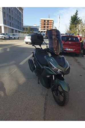 MOTOCAM RKS Arome 125 Siperlik Ön Cam 2023-2025 Model 54cm Şeffaf Renkli Sportif Model