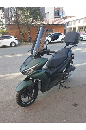 MOTOCAM RKS Arome 125 Siperlik Ön Cam 2023-2025 Model 54cm Şeffaf Renkli Sportif Model