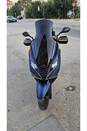 Arora Gt 125 250 Siperlik Ön Cam 2023 2024 Model 65cm Siyah Renkli 4mm ORTA BOYLU CAM