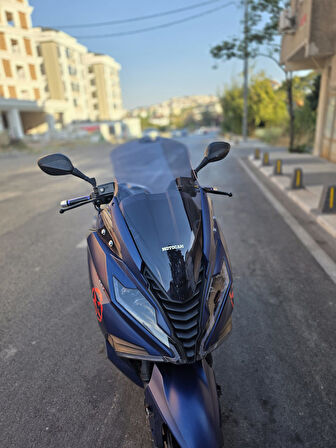 MOTOCAM Arora GT 125 250 Siperlik Ön Cam 2023-2025 Model 65cm Füme Renkli 4mm ORİJİNAL BOYLU