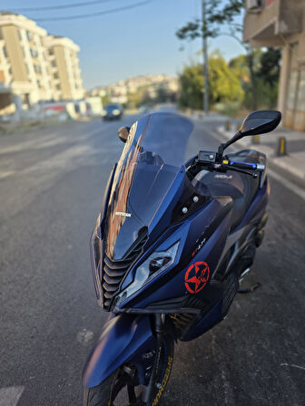 MOTOCAM Arora GT 125 250 Siperlik Ön Cam 2023-2025 Model 65cm Füme Renkli 4mm ORİJİNAL BOYLU