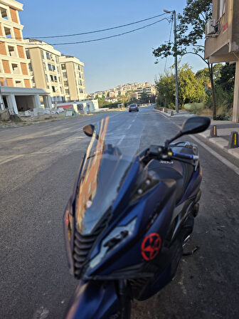 MOTOCAM Arora GT 125 250 Siperlik Ön Cam 2023-2025 Model 65cm Şeffaf Renkli 4mm ORİJİNAL BOYLU