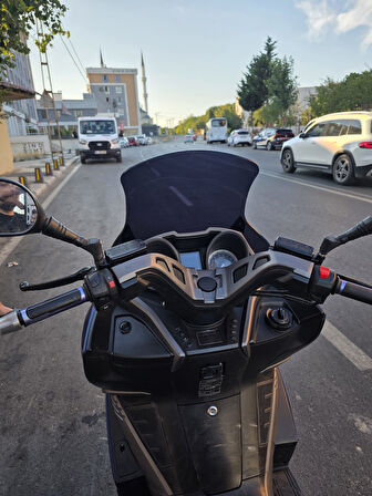 MOTOCAM Arora GT 125 250 Siperlik Ön Cam 2023-2025 Model 65cm Siyah Renkli 4mm ORİJİNAL BOYLU