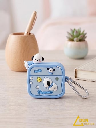 AirPods Pro 2 Uyumlu Pochacco Tasarımlı Silikon Kılıf