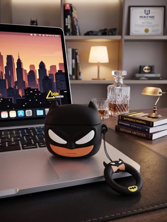AirPods Pro 3 Uyumlu Batman Tasarımlı Silikon Kılıf