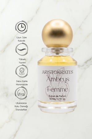 Amyris Femme Kadın Extrait de Parfüm 50 ML | Odunsu, Aromatik | Limon Çiçeği, Portakal, İris, Misk