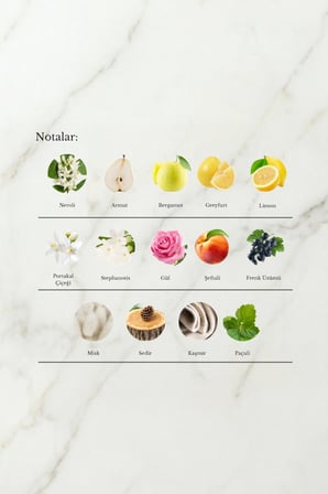 Love Story Kadın Extrait de Parfüm 50 ML | Çiçeksi, Meyveli | Bergamot, Limon, Gül, Kaşmir, Şeftali