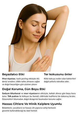 / Ter Kokusu Önleyici Deo Krem / Lavanta Kokulu / Doğal Deodorant / Tüm Cilt Tipleri