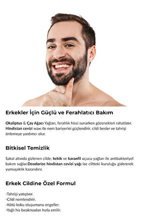 Sakal Altı Cilt Bakım Kremi / Kızarıklık-Tahriş Karşıtı