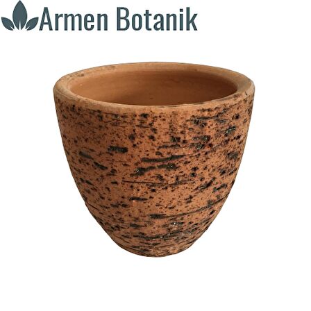 Antik Görünümlü Toprak Saksı 12x12 cm