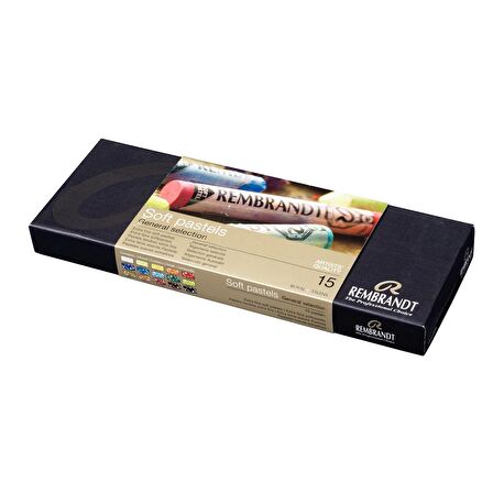 Rembrandt Soft Pastel 15'li Set Tam Boy Toz Pastel