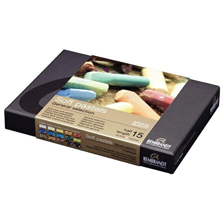 Rembrandt Soft Pastel 15'li Set Yarim Boy Toz Pastel