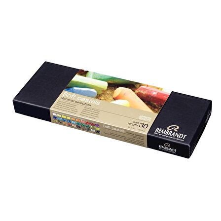Rembrandt Soft Pastel 30'lu Set Yarim Boy Toz Pastel