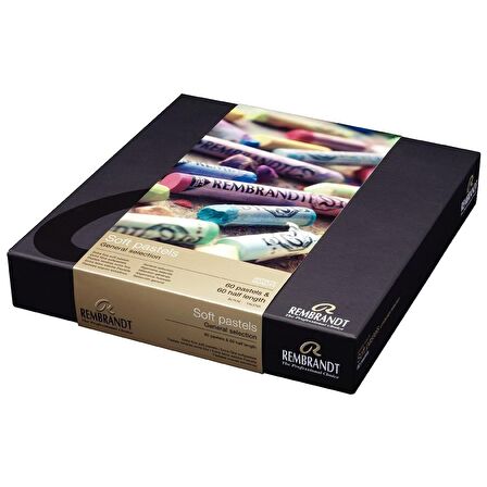 Rembrandt Soft Pastel 120'li Set - Toz Pastel (60 Tam 60 Yarim Boy )