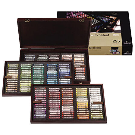 Rembrandt Soft Pastel Excellent Box - Toz Pastel (225 Adet)